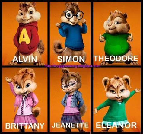 alvin and the chipettes names|female chipmunks alvin and the.